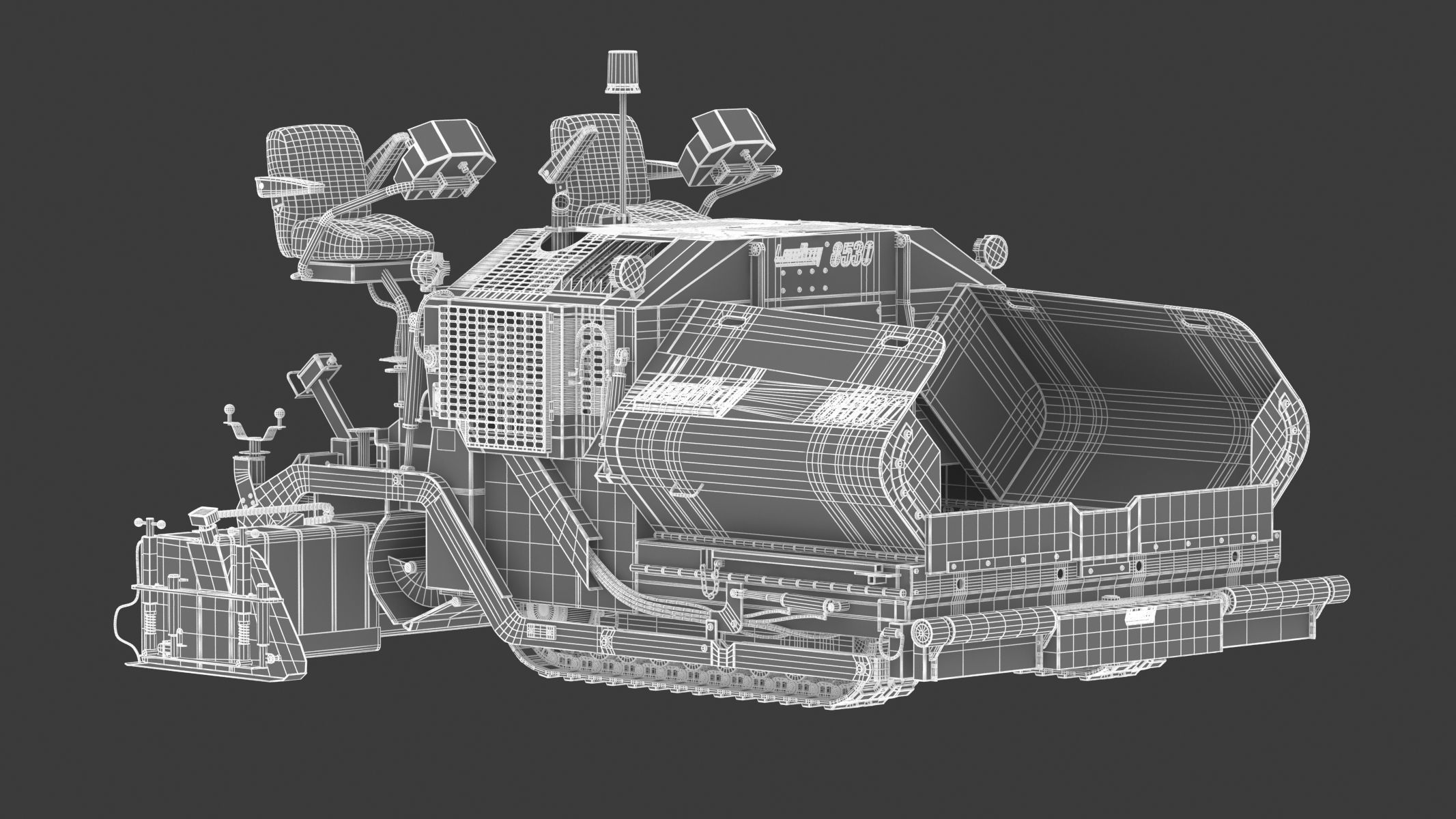 Leeboy Paver 8350 3D model_27