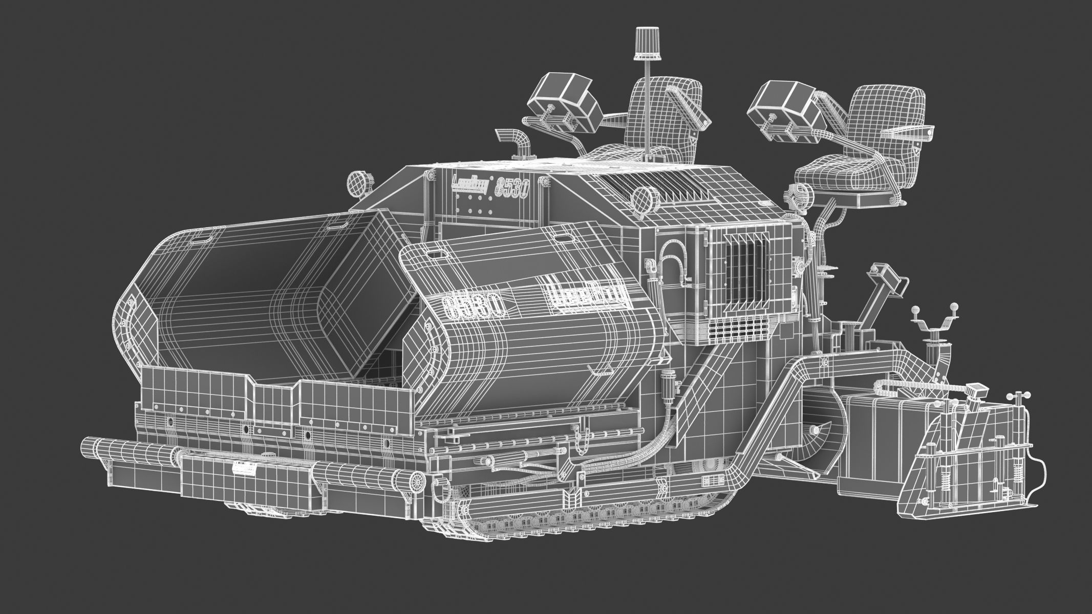 Leeboy Paver 8350 3D model_25