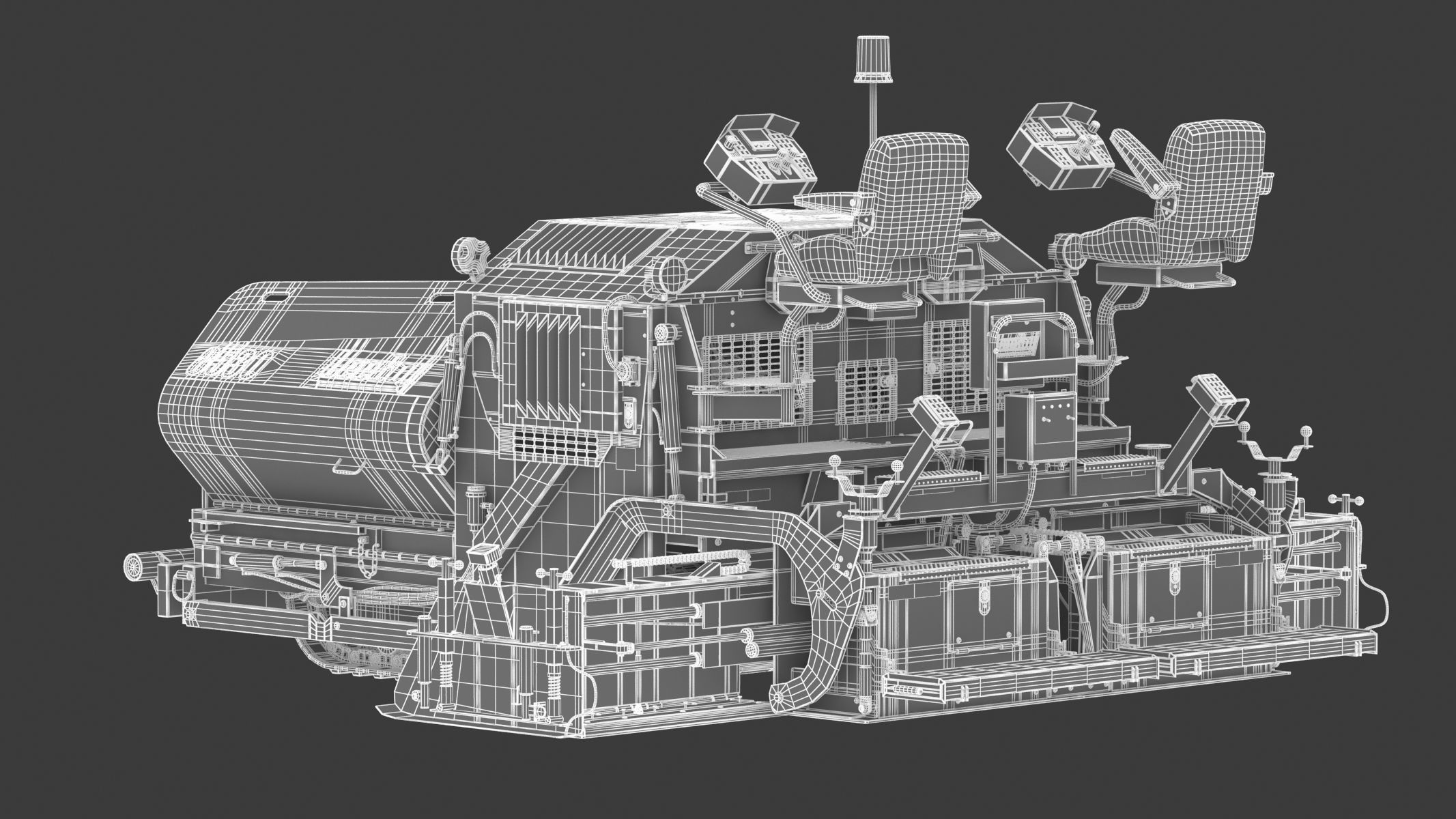 Leeboy Paver 8350 3D model_23