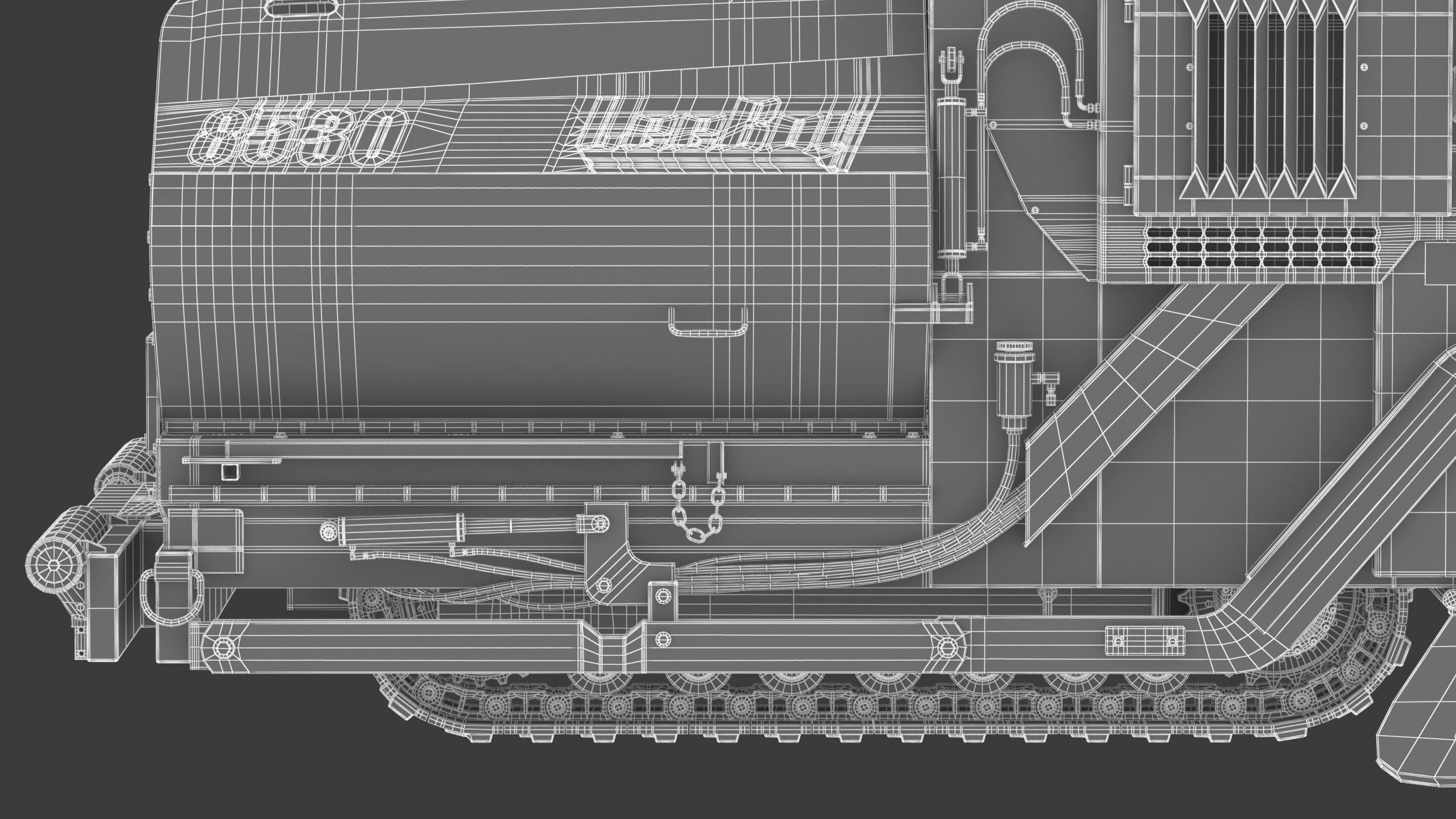 Leeboy Paver 8350 3D model_34
