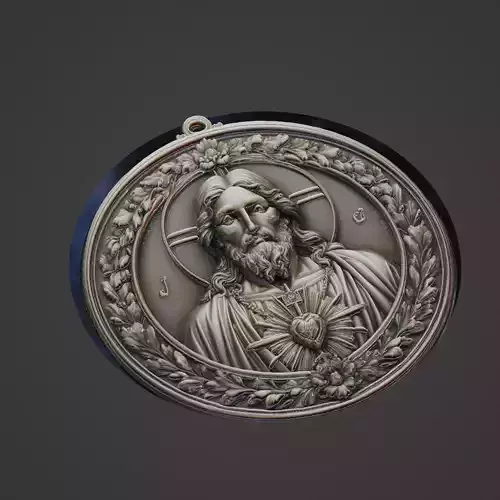 Jesus Christianity Medallion