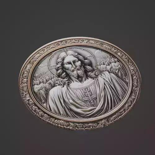 Jesus Christianity Medallion