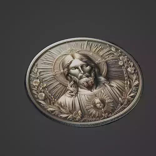 Jesus Christianity Medallion