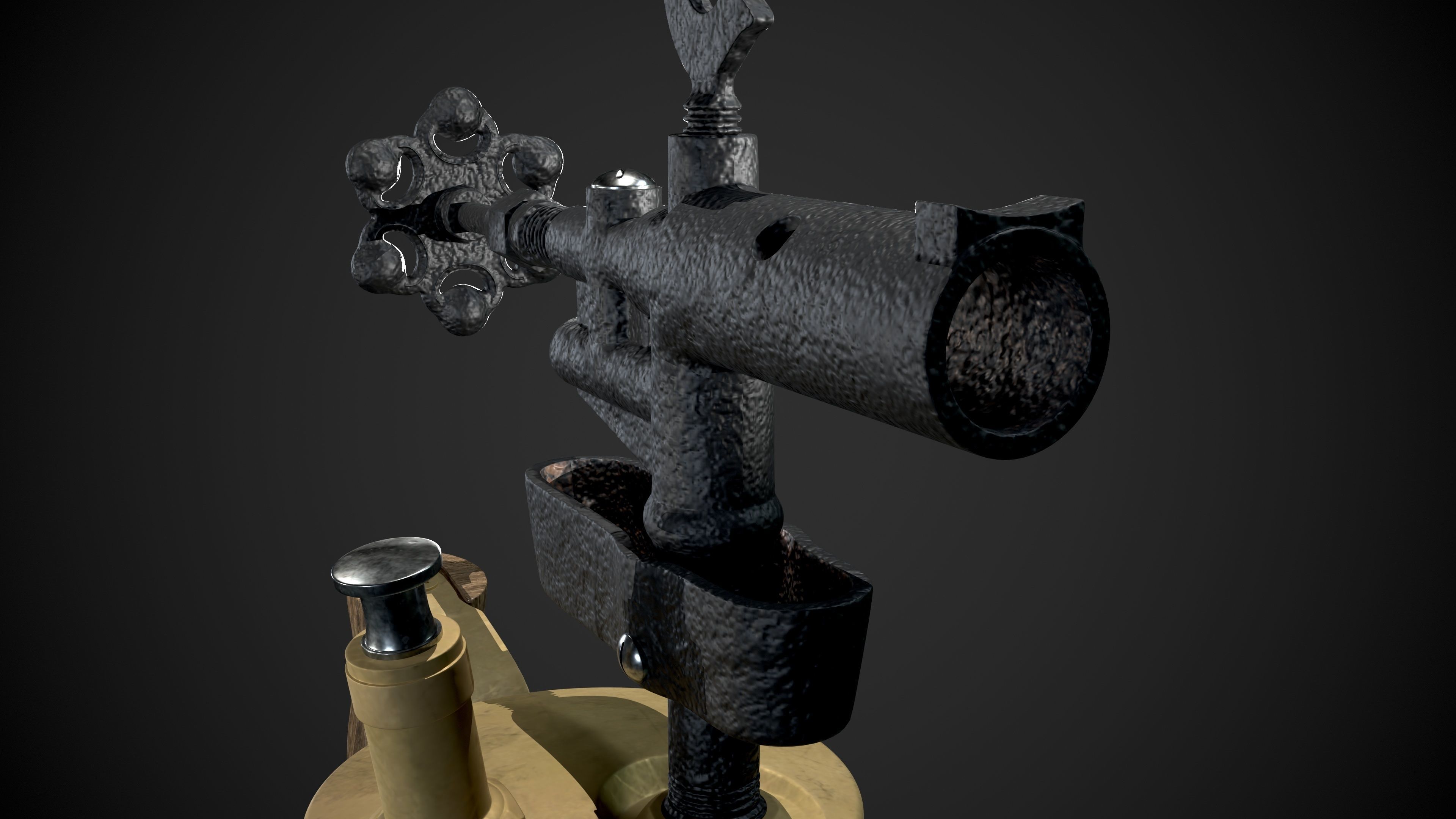 Gas Torch 3D model_4