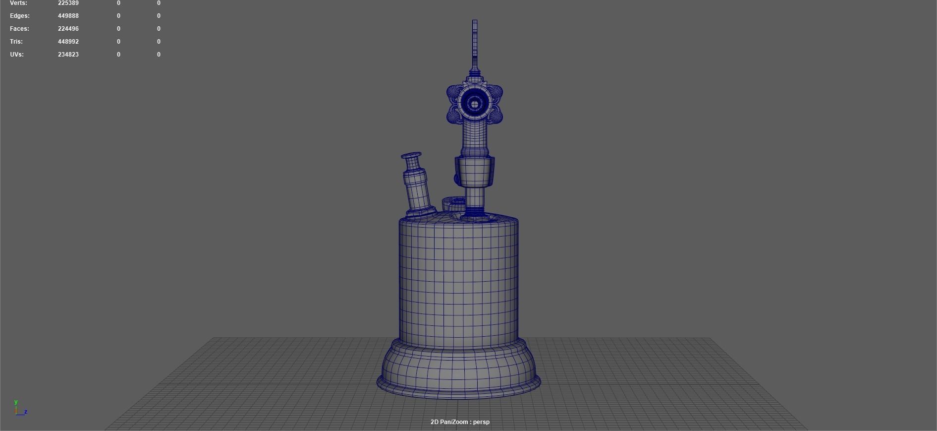 Gas Torch 3D model_8