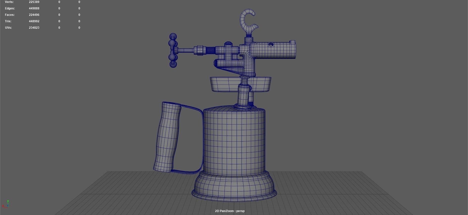 Gas Torch 3D model_11