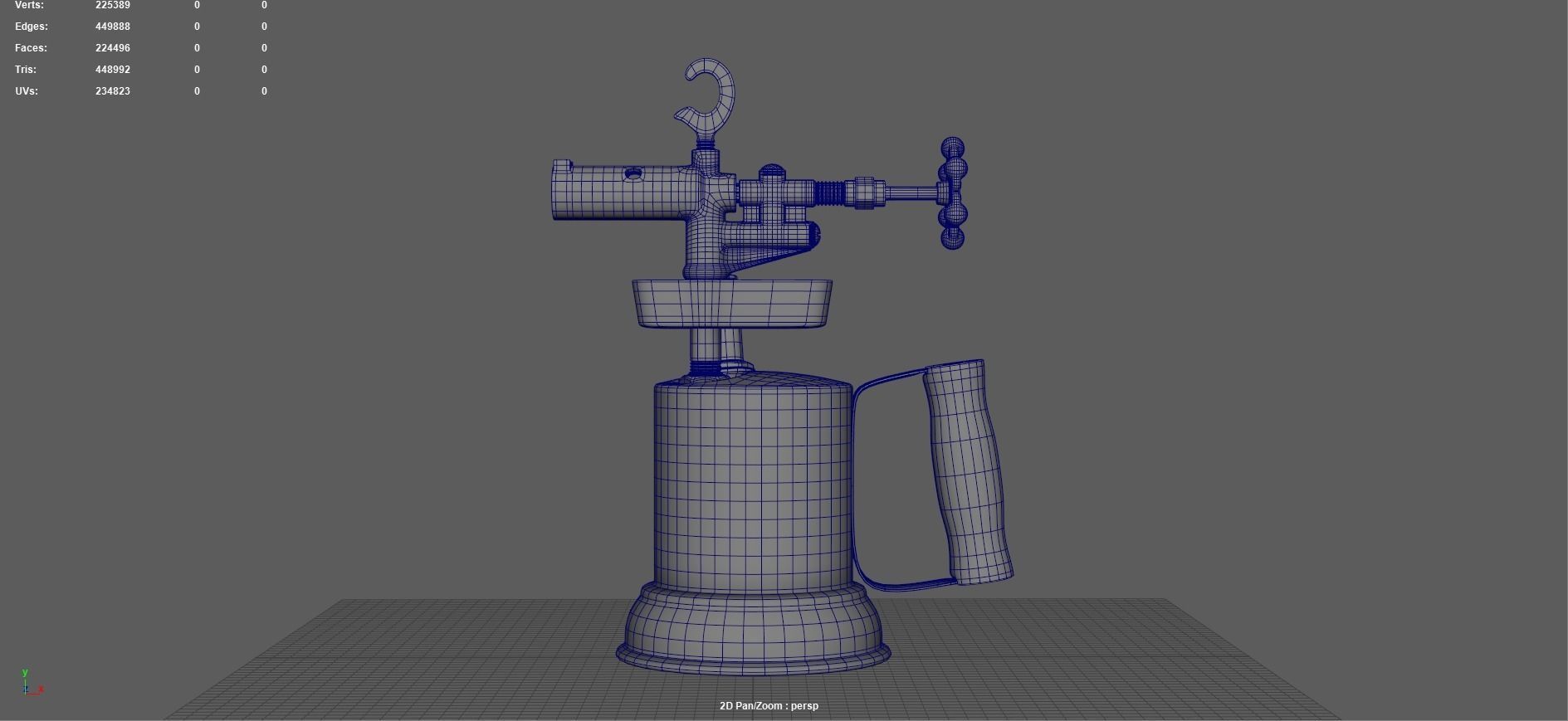 Gas Torch 3D model_9