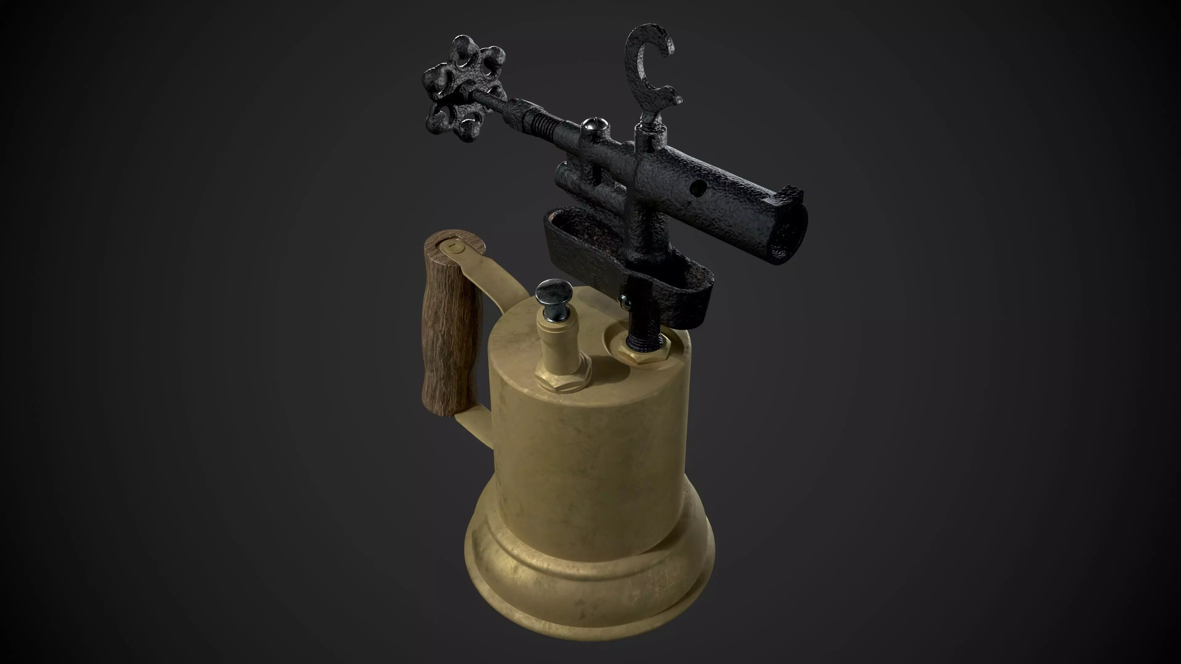 Gas Torch 3D model_0