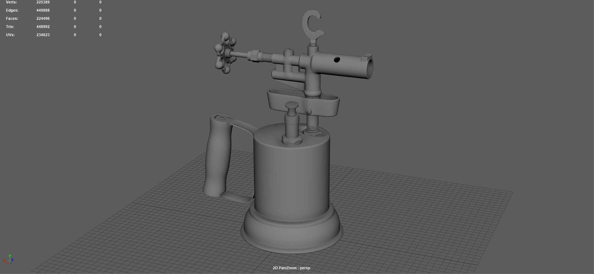 Gas Torch 3D model_6