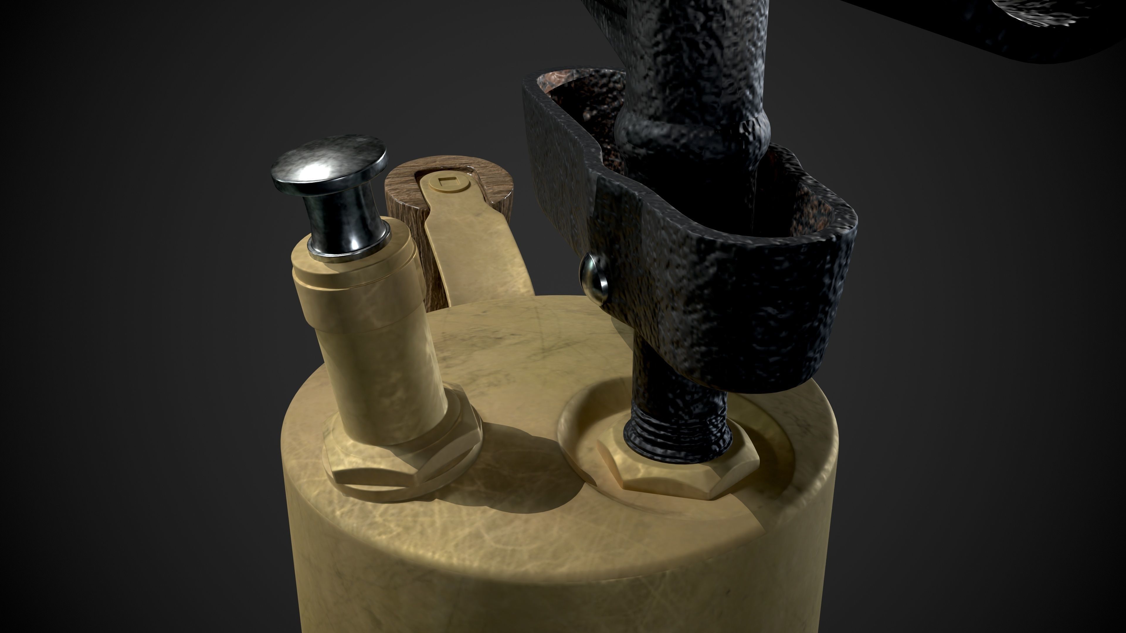 Gas Torch 3D model_5