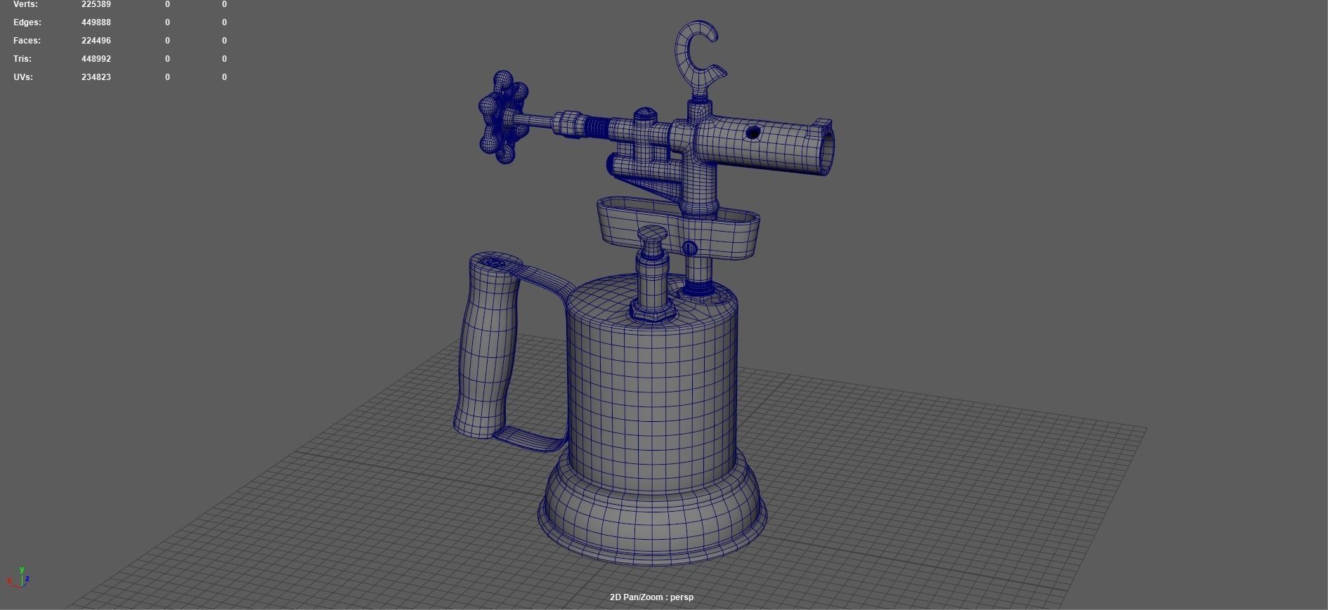 Gas Torch 3D model_7
