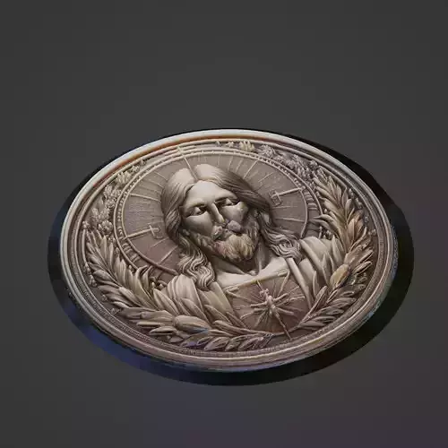 Jesus Christianity Medallion