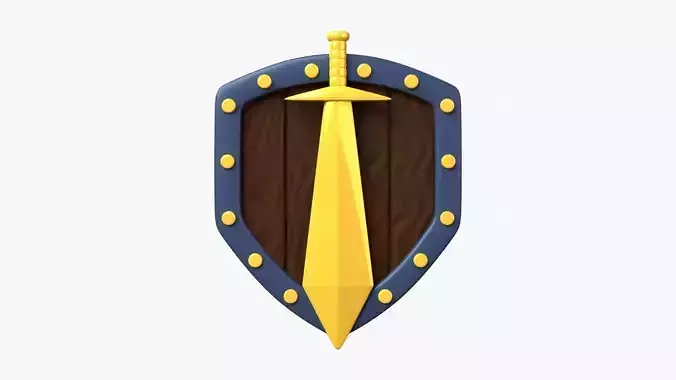 Golden Tier 3D Illustration