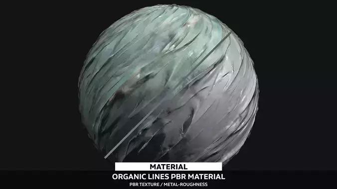 Organic Lines Material - PBR
