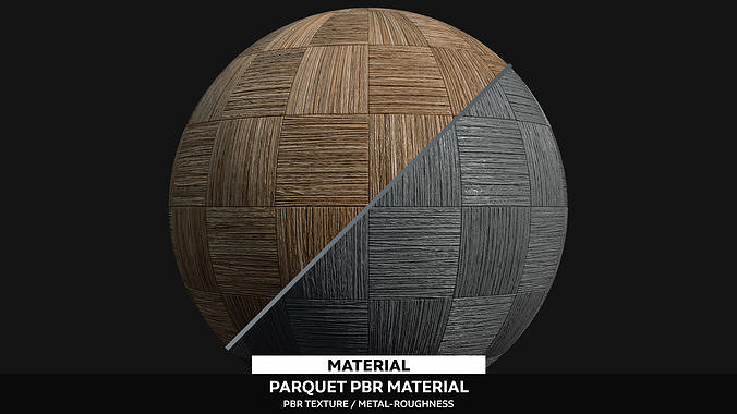 Parquet Material - PBR Texture