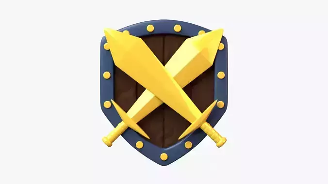 Golden Tier 3D Illustration