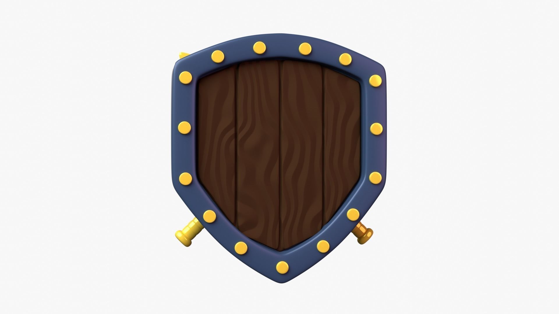 Golden Tier 3D Illustration 3D model_10