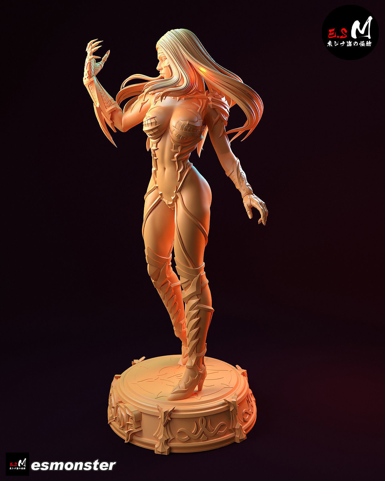 Sara pezzini Witchblade CHARACTER BY ESM 3D print model_31