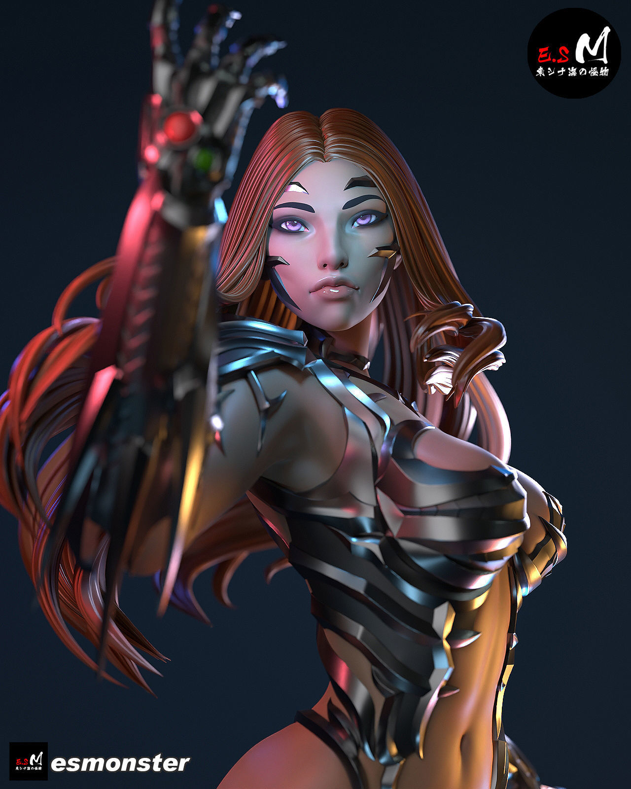 Sara pezzini Witchblade CHARACTER BY ESM 3D print model_6