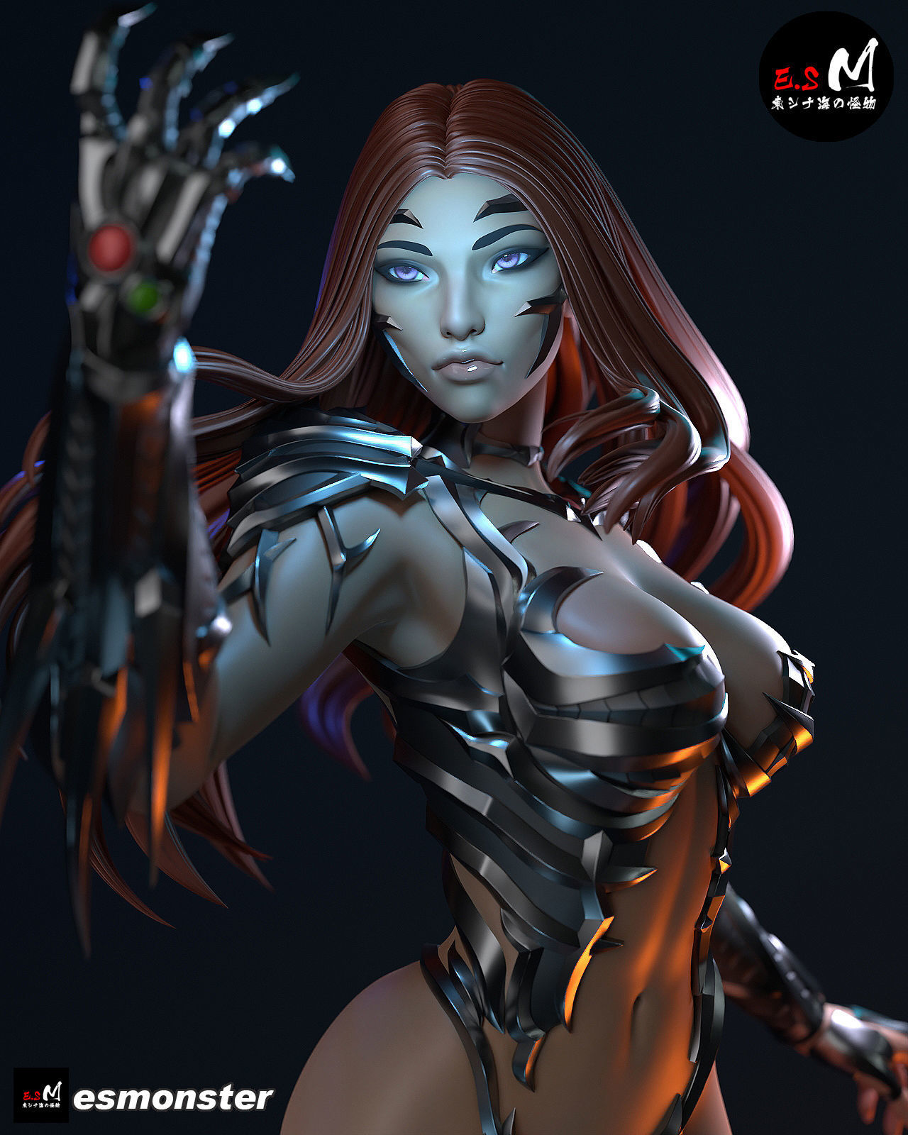 Sara pezzini Witchblade CHARACTER BY ESM 3D print model_12