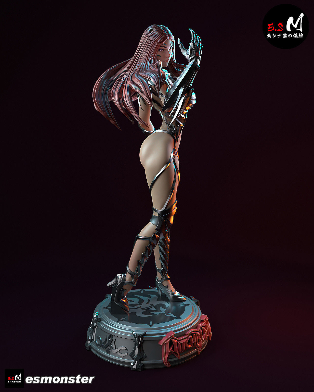 Sara pezzini Witchblade CHARACTER BY ESM 3D print model_18