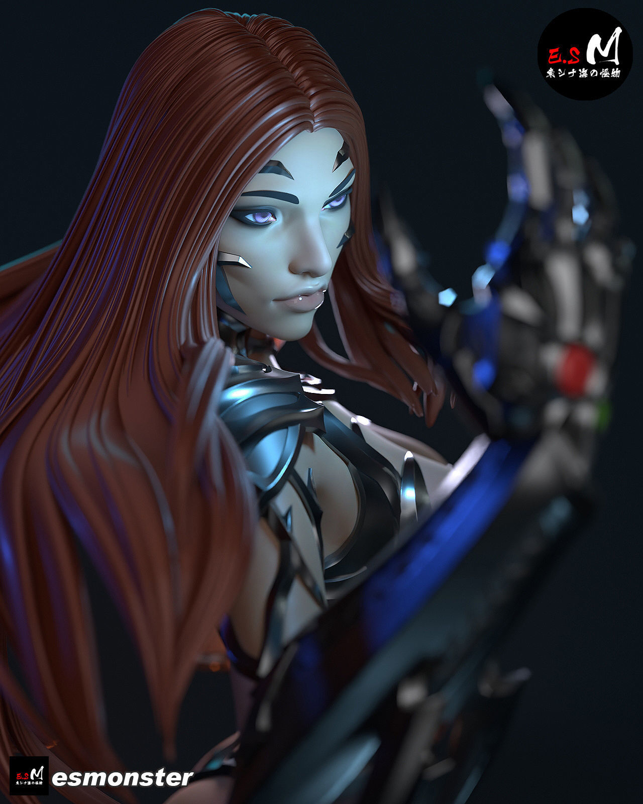Sara pezzini Witchblade CHARACTER BY ESM 3D print model_14
