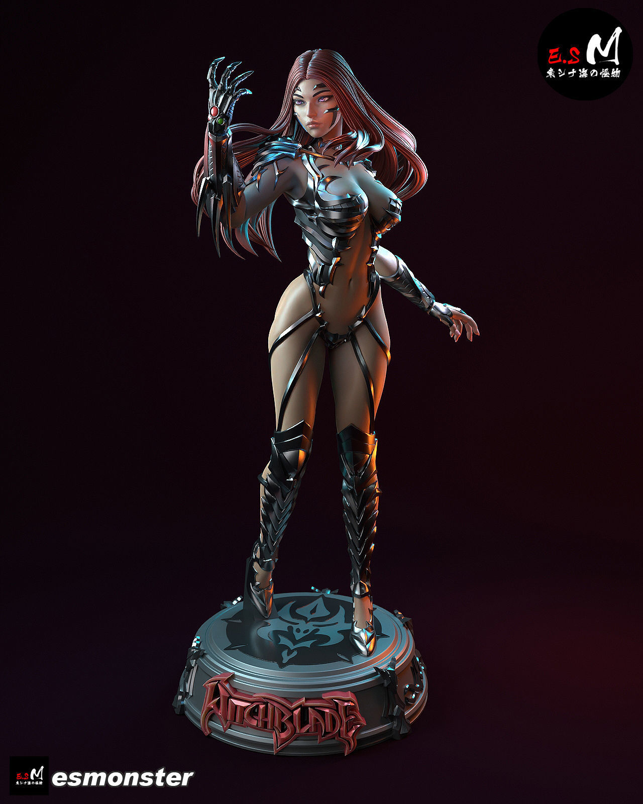 Sara pezzini Witchblade CHARACTER BY ESM 3D print model_11