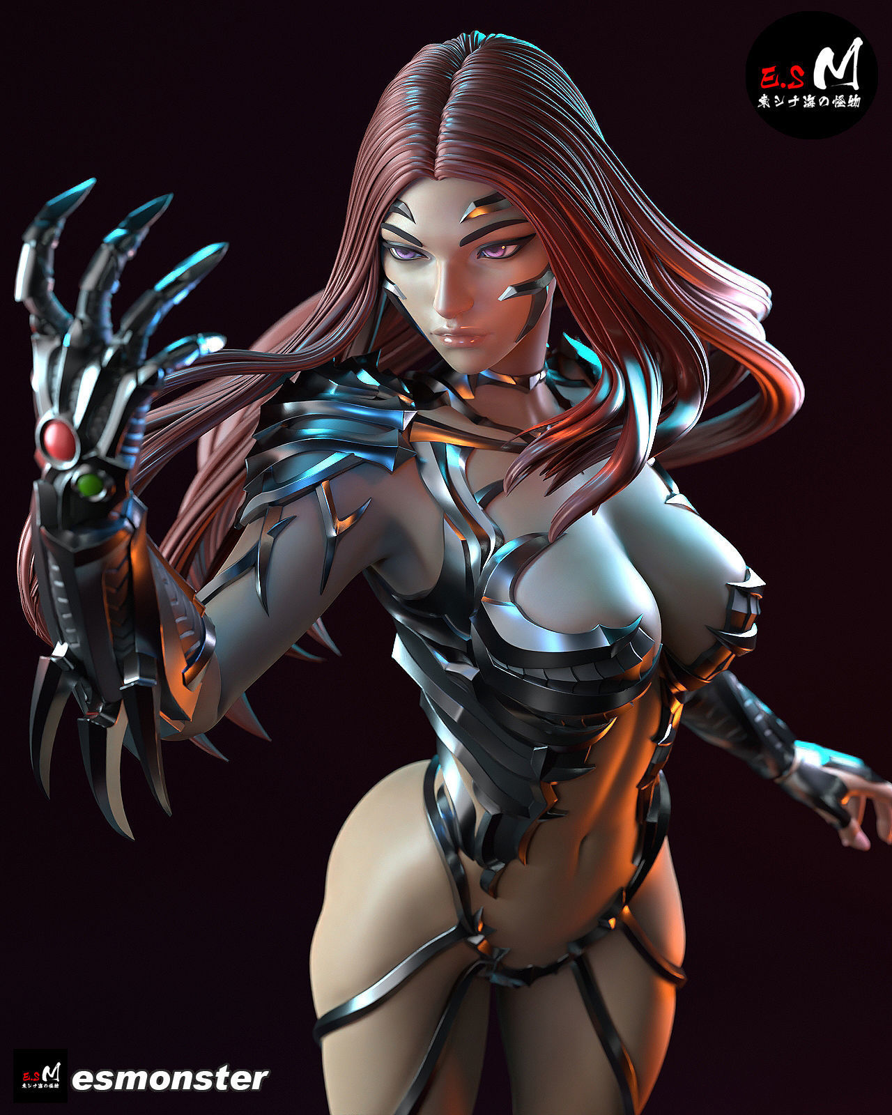 Sara pezzini Witchblade CHARACTER BY ESM 3D print model_3