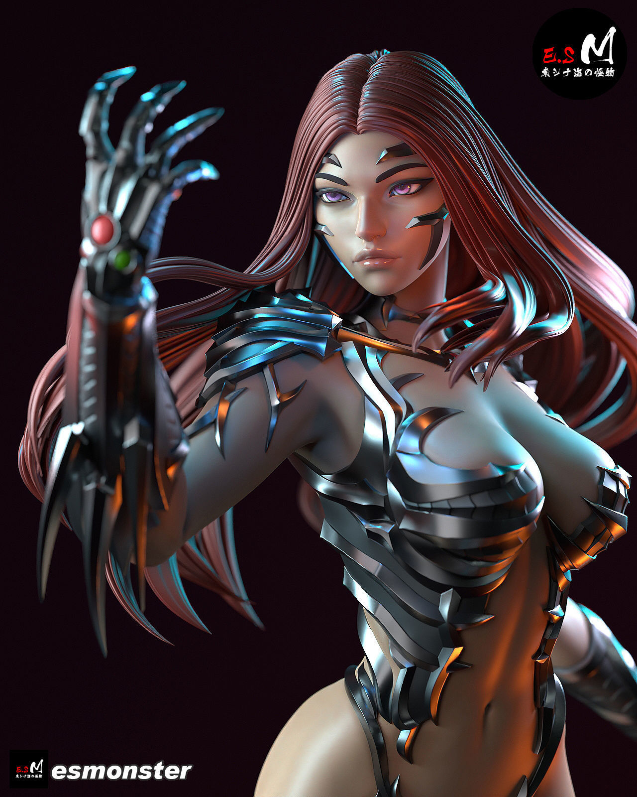 Sara pezzini Witchblade CHARACTER BY ESM 3D print model_5