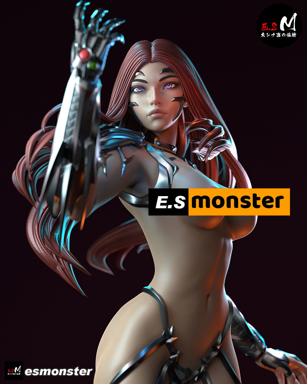 Sara pezzini Witchblade CHARACTER BY ESM 3D print model_24