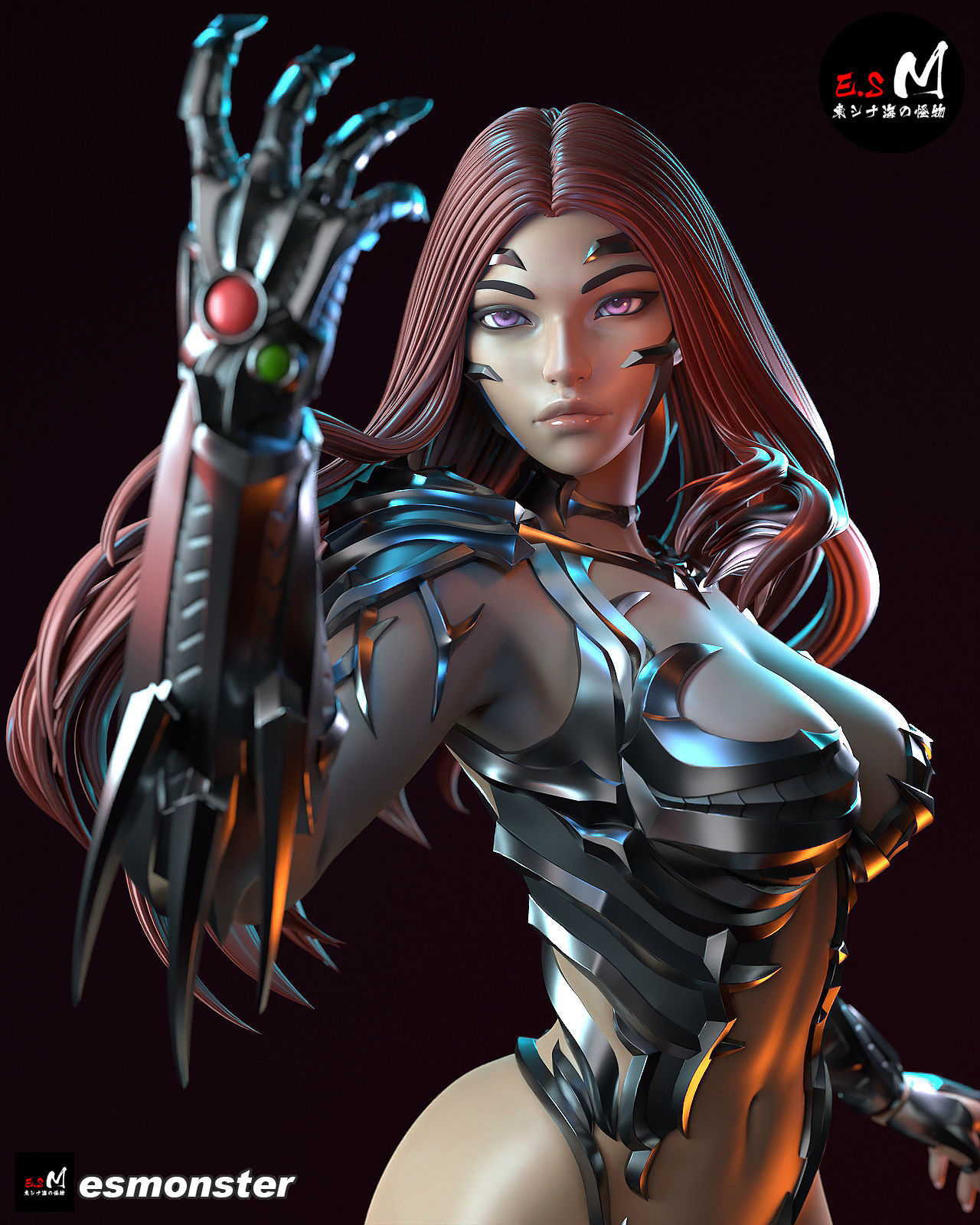Sara pezzini Witchblade CHARACTER BY ESM 3D print model_9