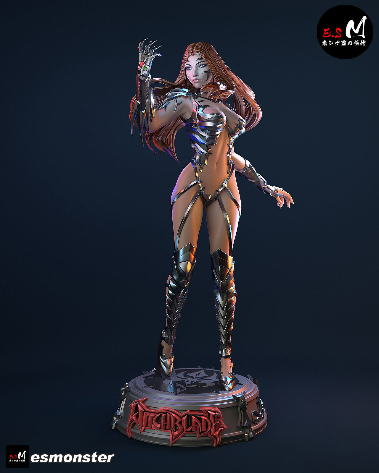 Sara pezzini Witchblade CHARACTER BY ESM 3D print model_20