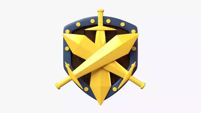 Golden Tier 3D Illustration