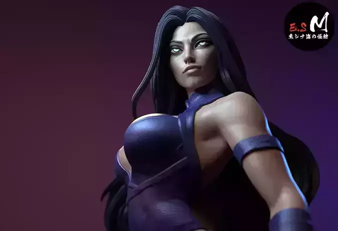 Psylocke Xmen CHARACTER BY ESM