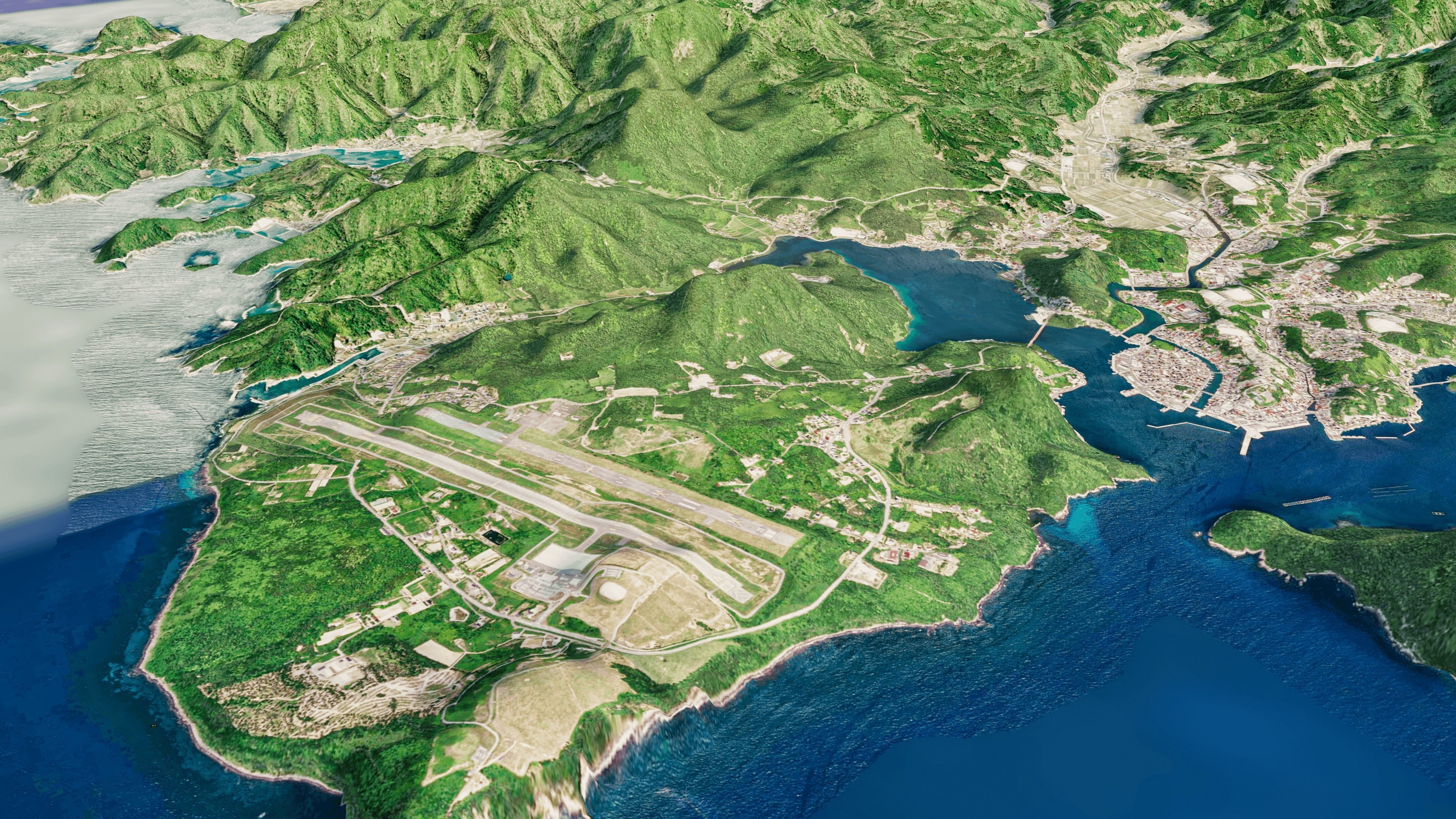 Dogojima island full 3d model terrain 3D model_4