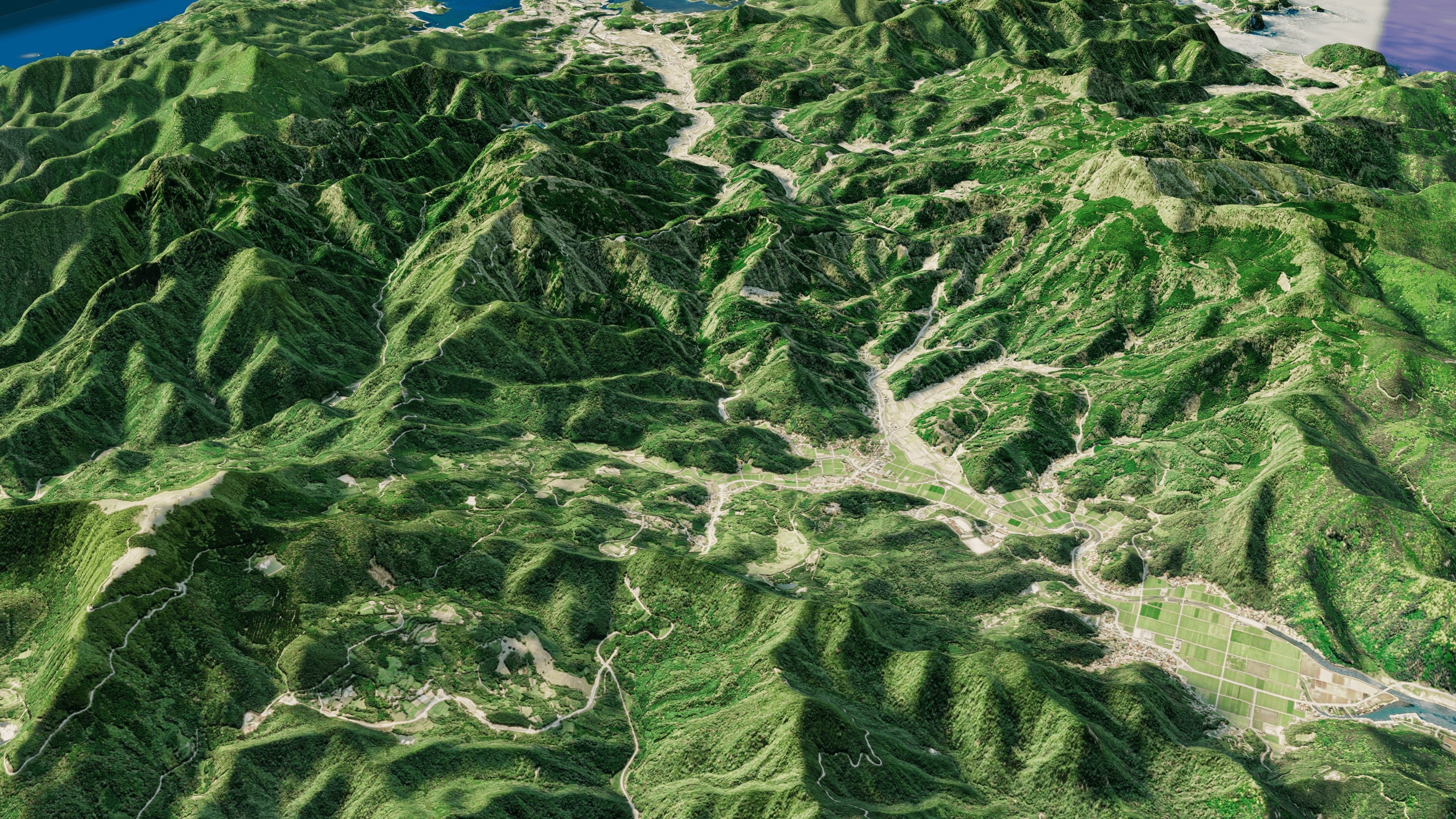 Dogojima island full 3d model terrain 3D model_13