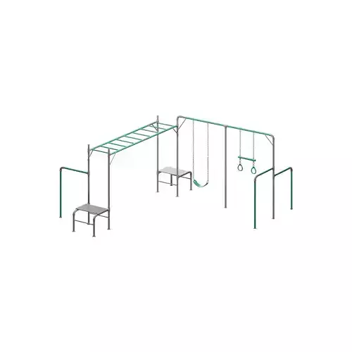JUNIOR JUNGLE KURANDA MONKEY BARS 3D model