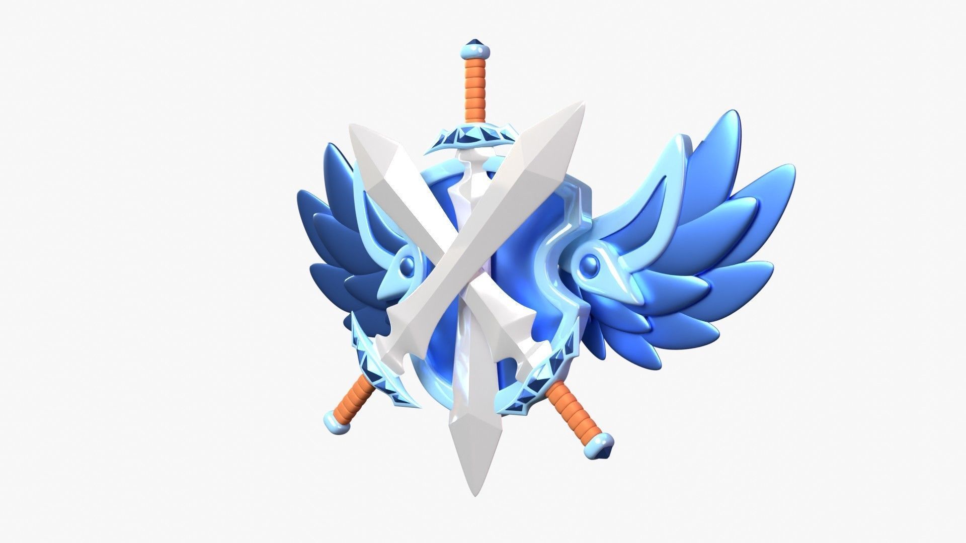 Platinum Tier 3D Illustration 3D model_3