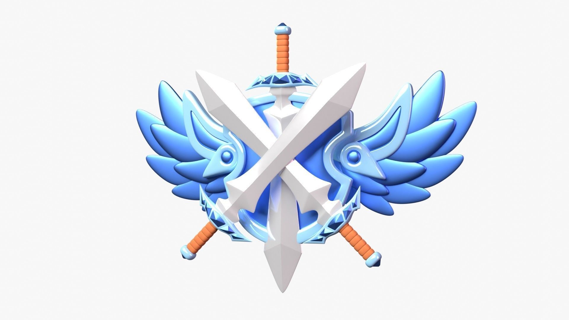 Platinum Tier 3D Illustration 3D model_2