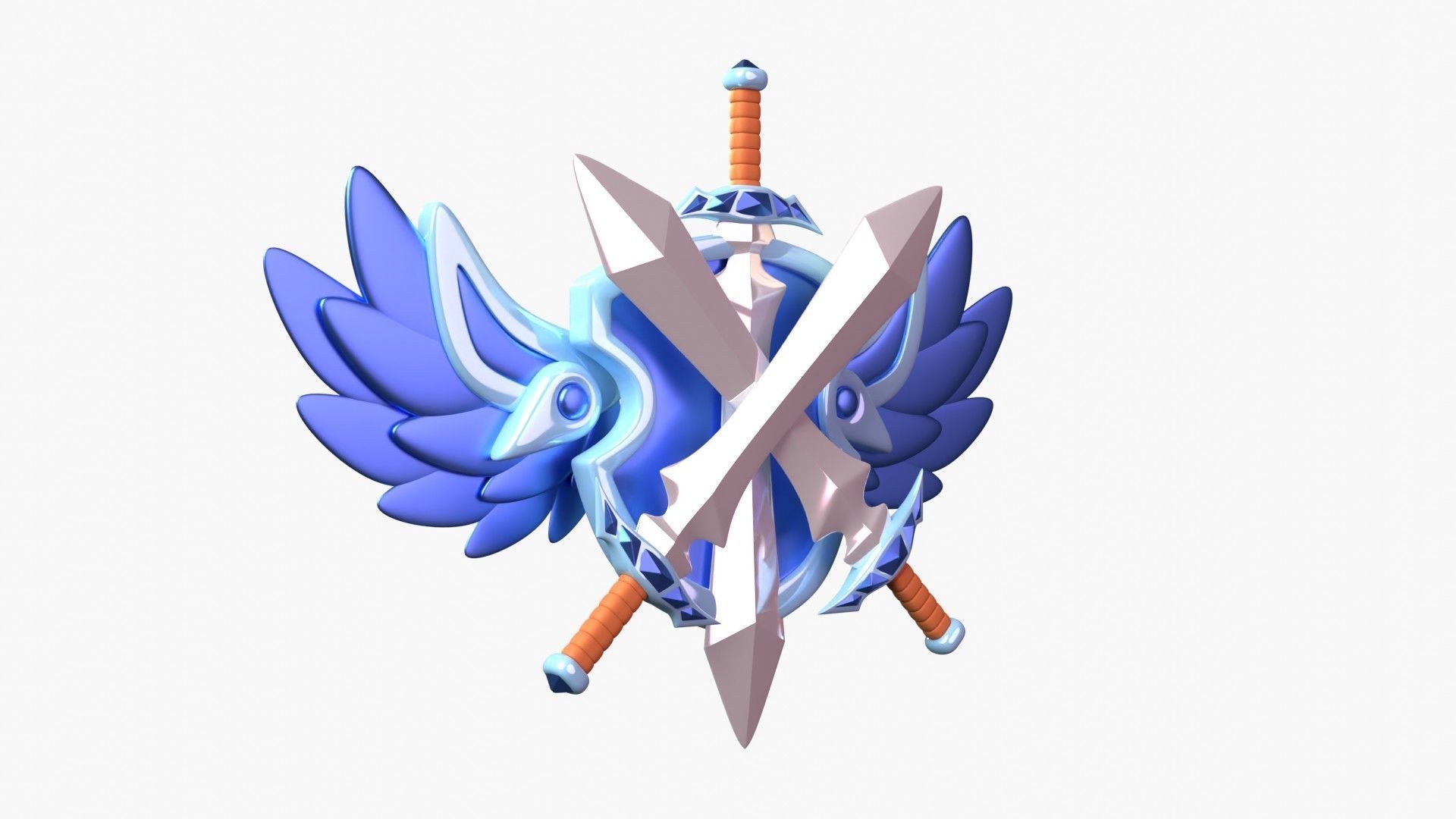 Platinum Tier 3D Illustration 3D model_18