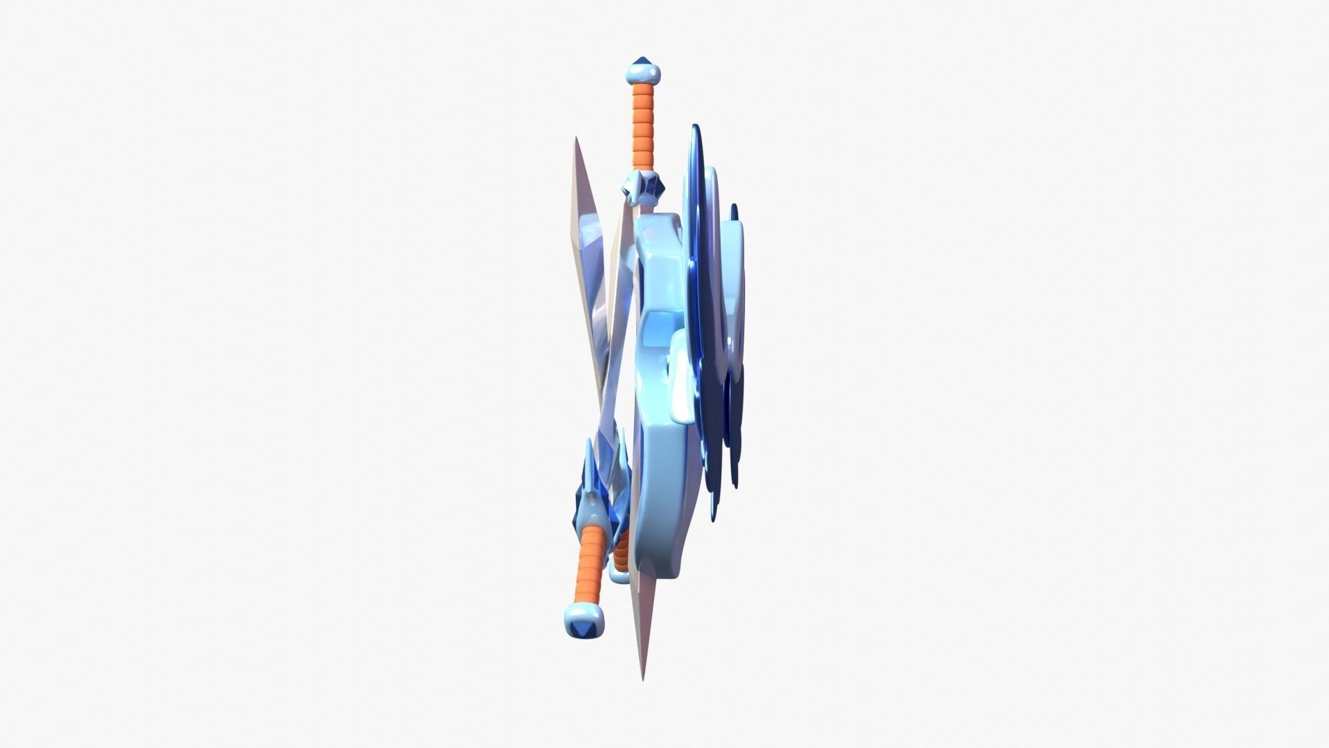 Platinum Tier 3D Illustration 3D model_6