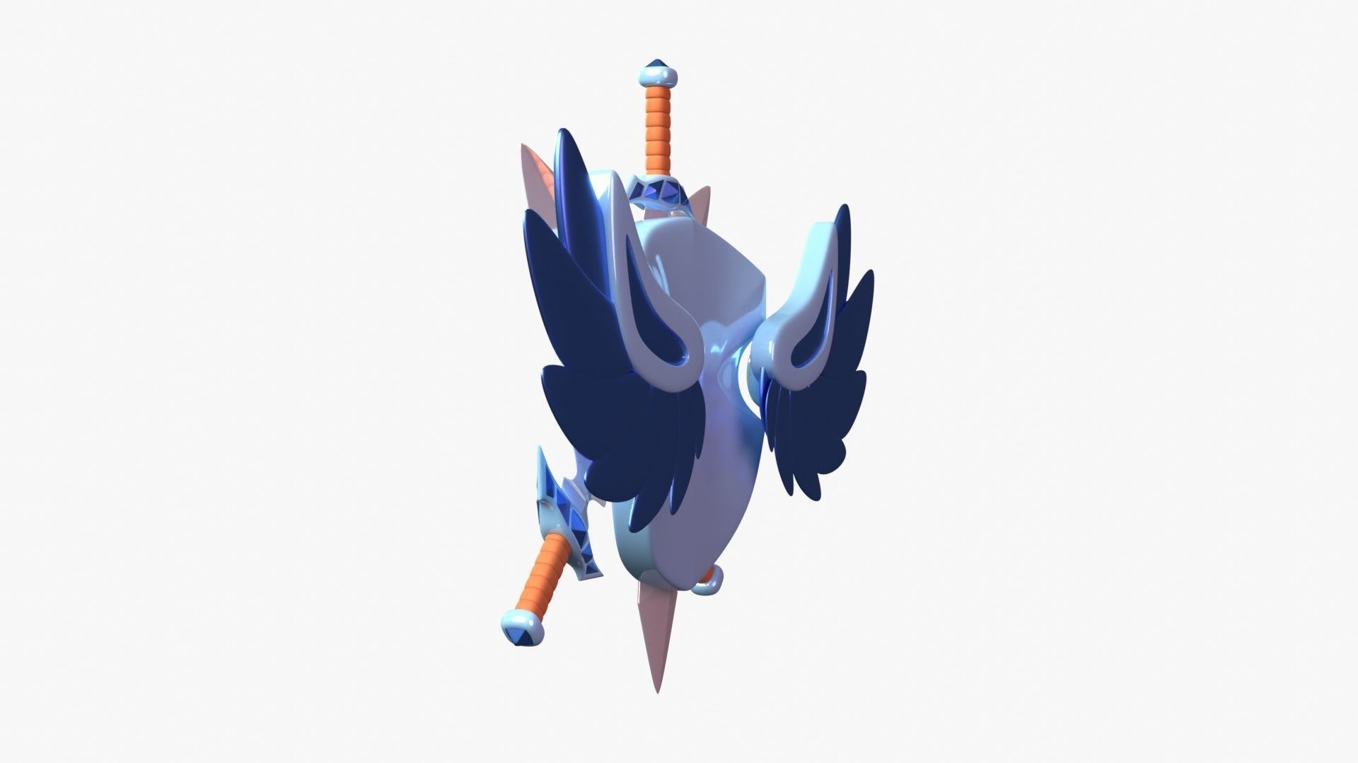 Platinum Tier 3D Illustration 3D model_7