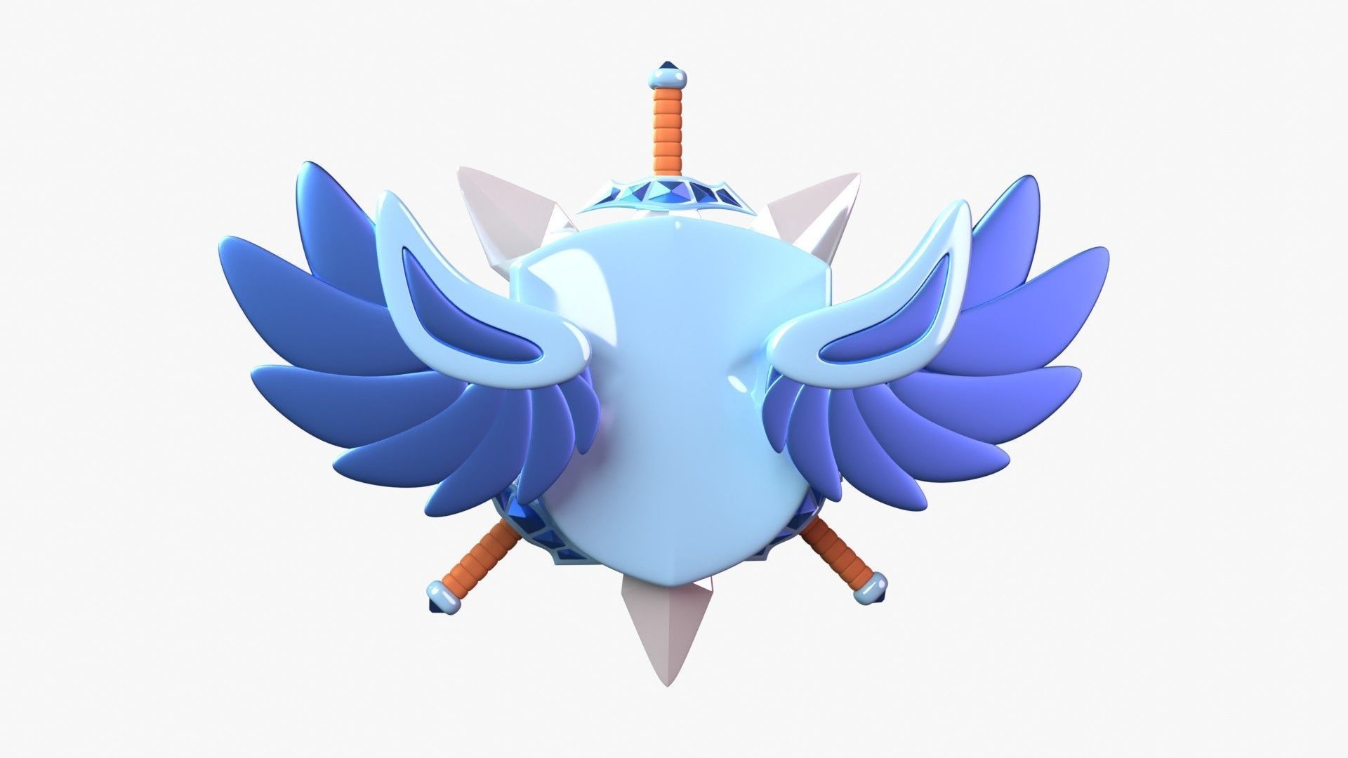 Platinum Tier 3D Illustration 3D model_10