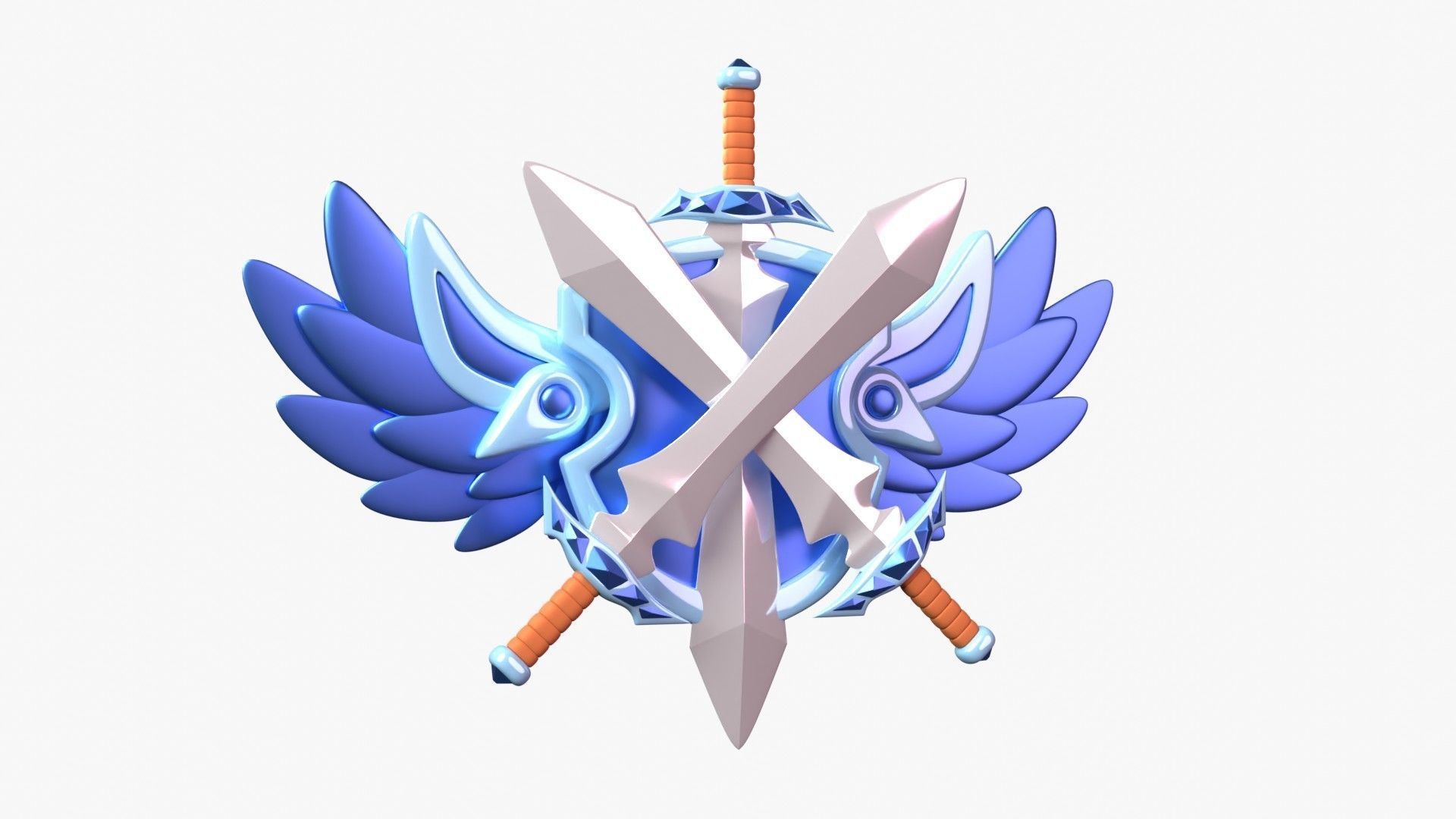 Platinum Tier 3D Illustration 3D model_19