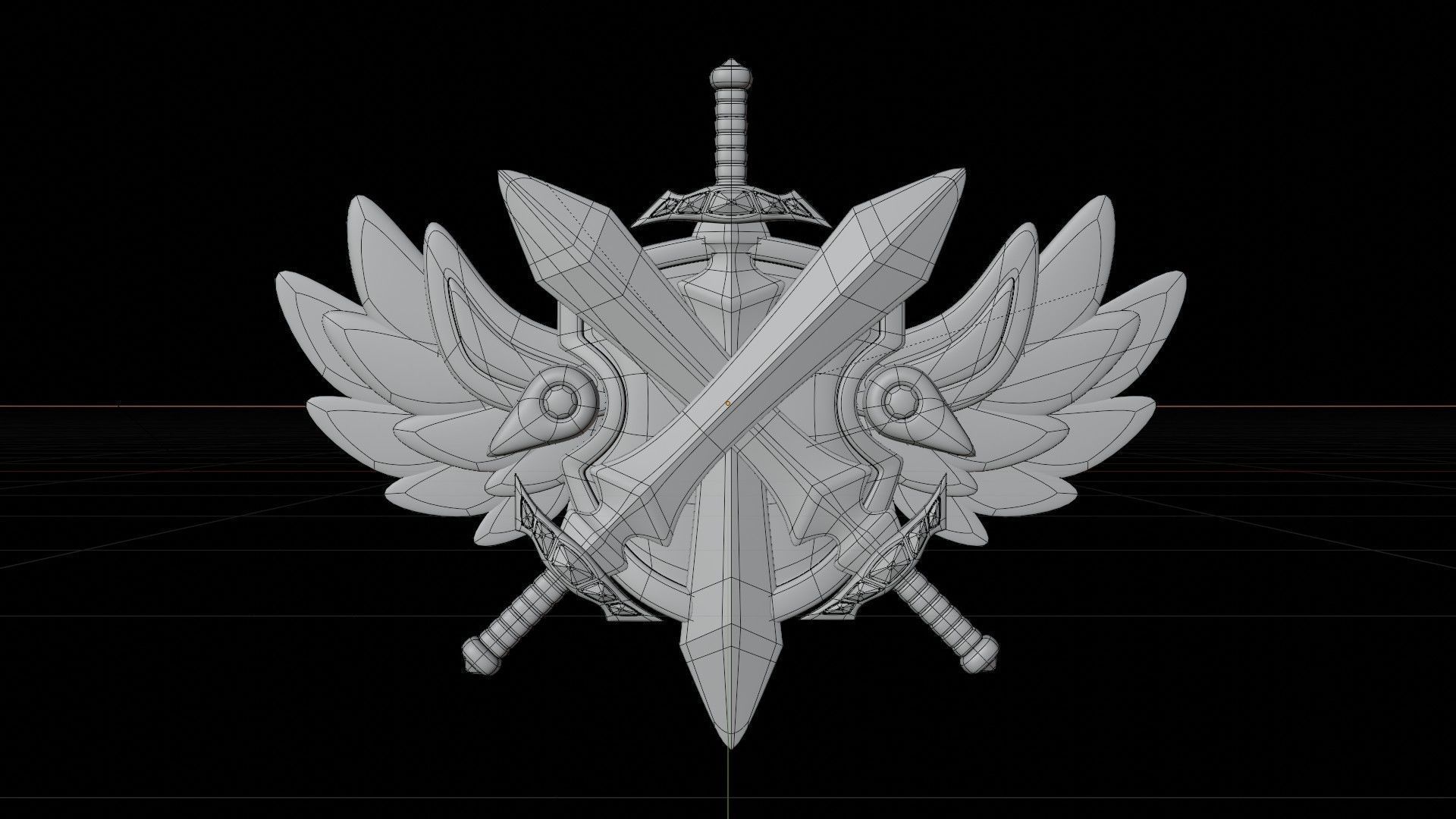 Platinum Tier 3D Illustration 3D model_1