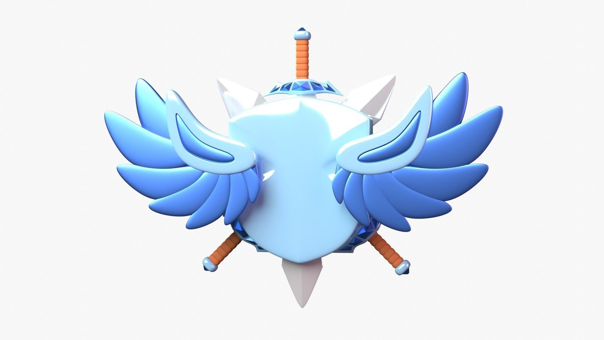 Platinum Tier 3D Illustration 3D model_11