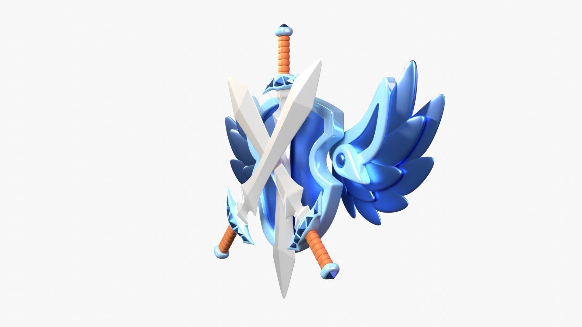 Platinum Tier 3D Illustration 3D model_4