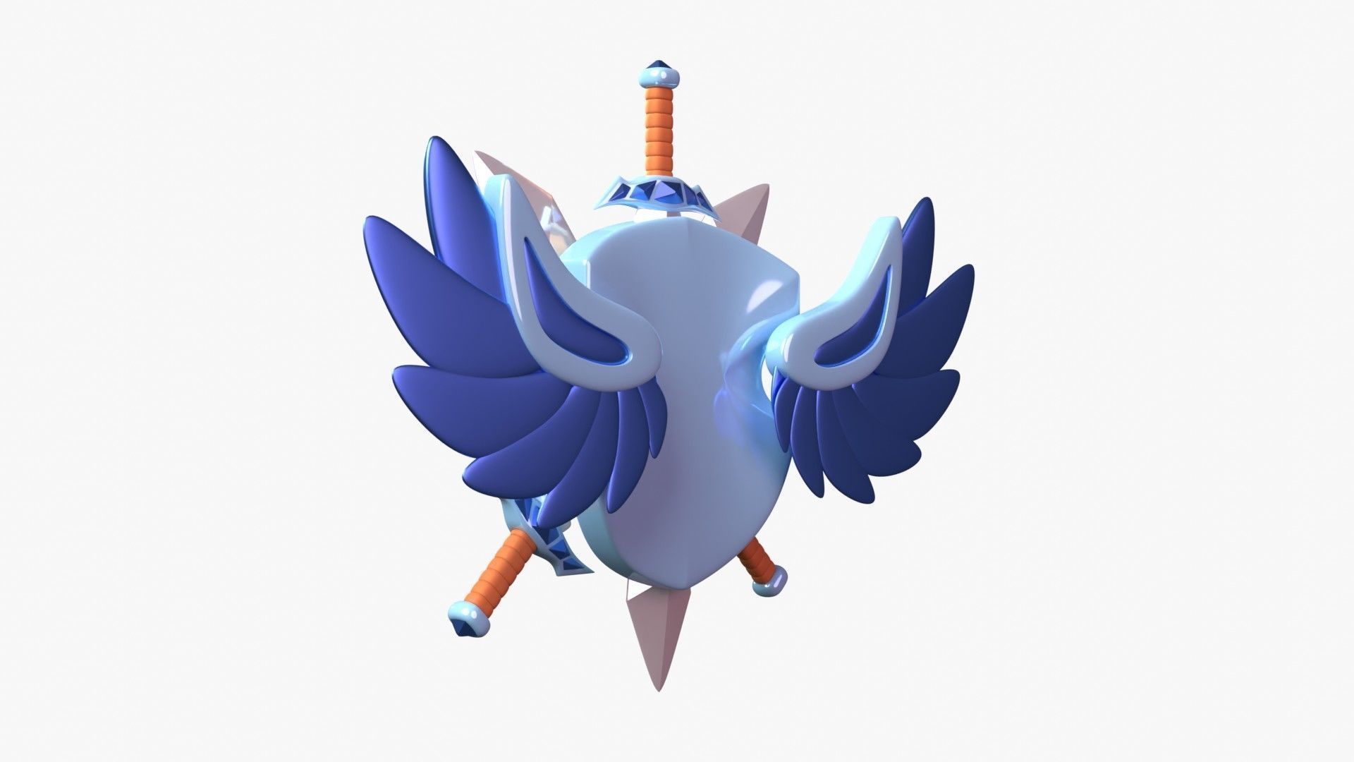 Platinum Tier 3D Illustration 3D model_8