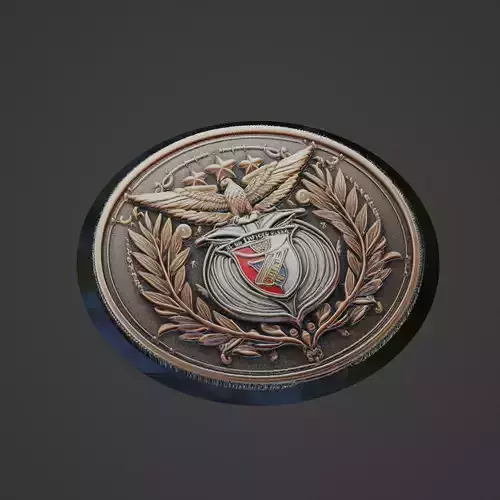 Benfica Football Medallion