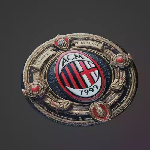  Milan Football Medallion
